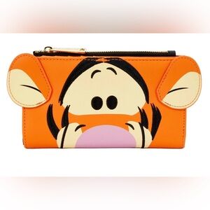 NWT Loungefly Disney’s Winnie the Pooh Tigger cosplay flap wallet